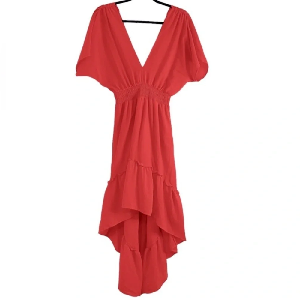 Flying Tomato Red High Dress - Picture 2 of 9